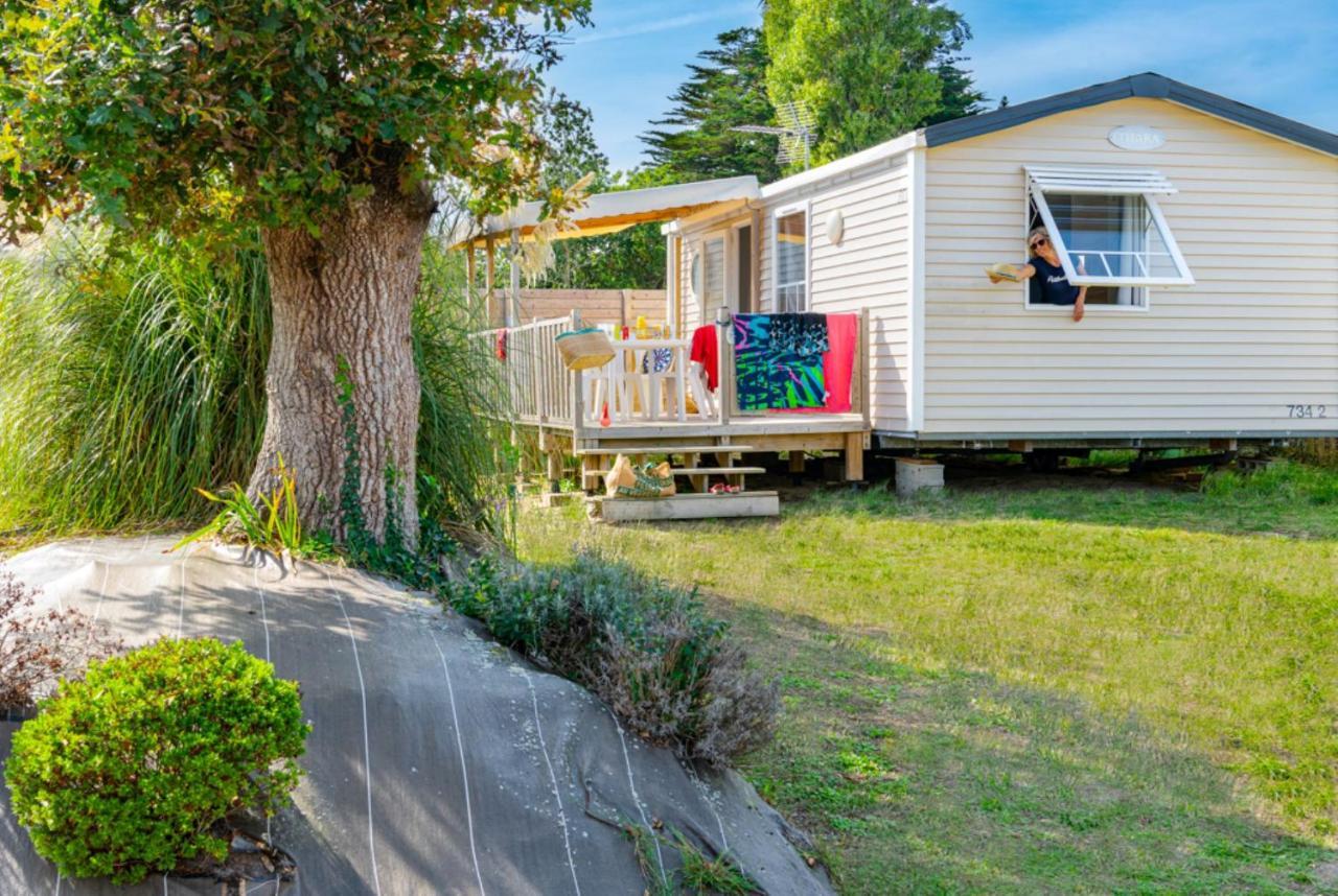 Camping Les Carolins Saint-Lo-d'Ourville ภายนอก รูปภาพ