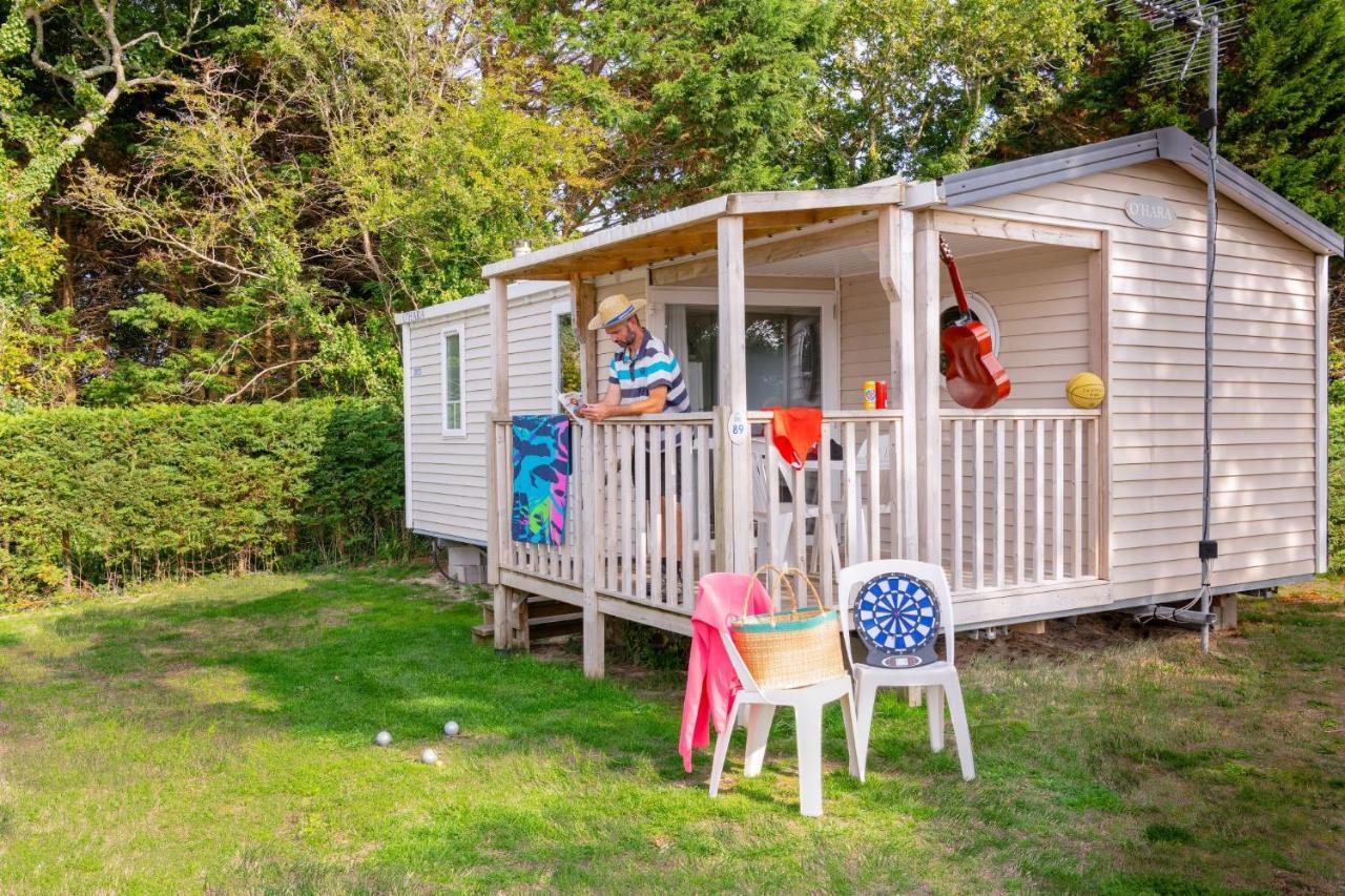 Camping Les Carolins Saint-Lo-d'Ourville ภายนอก รูปภาพ